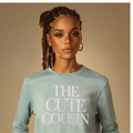 The Cute Cousin Sweatshirt, Funny Family Crewneck, Cute Cousin Shirt, Crop Top Sweatshirt