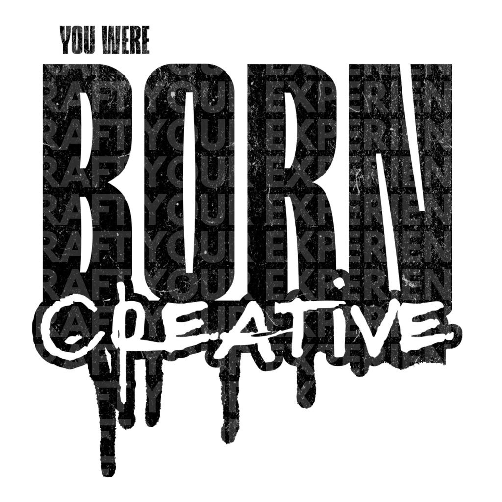 “Born Creative” – Printable Wall Art | Digital Download | Inspirational Quote Art